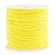 Macramé bead cord 0.8mm Sunshine yellow